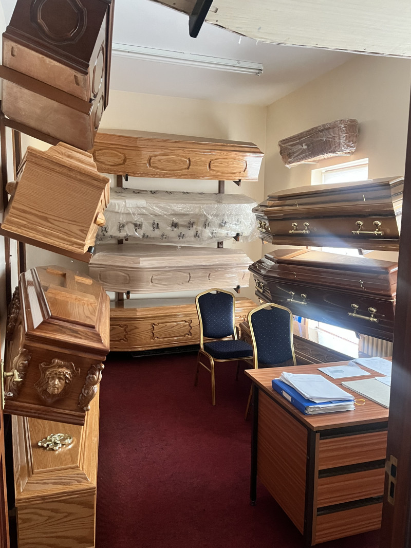 Caskets available from Flood Funeral Directors, Gorey, Co. Wexford, Ireland