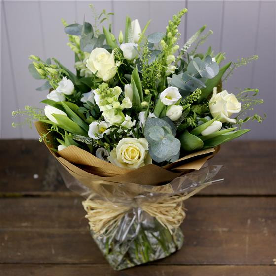 Floral Tributes elegant sympathy flowers from Four Seasons Florist and Flood Funeral Directors, Gorey, County Wexford, Ireland