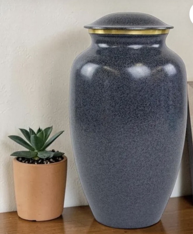 Urn available from Flood Funeral Directors, Gorey, Co. Wexford, Ireland