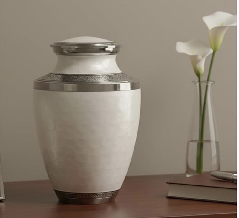 Urn available from Flood Funeral Directors, Gorey, Co. Wexford, Ireland