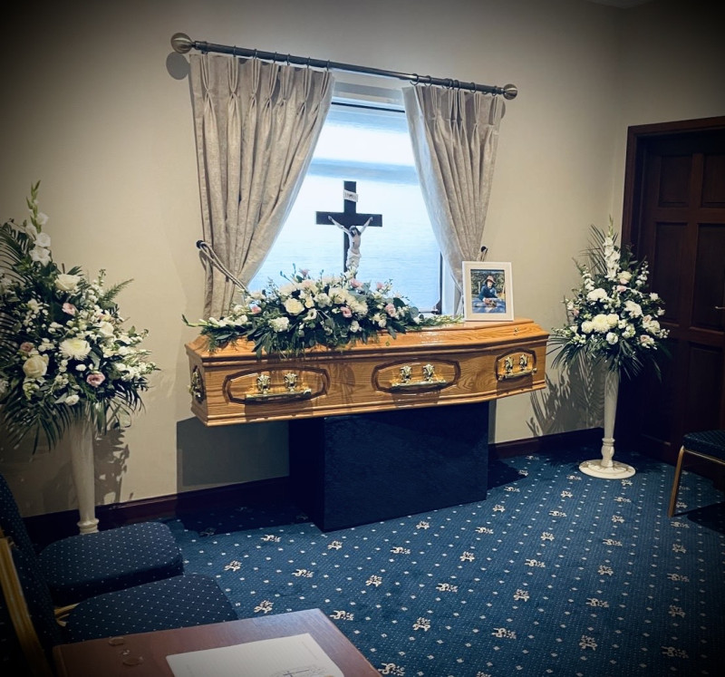 Reposing room in the funeral home - Flood Funeral Directors, Gorey, Co. Wexford, Ireland