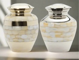 Urn available from Flood Funeral Directors, Gorey, Co. Wexford, Ireland